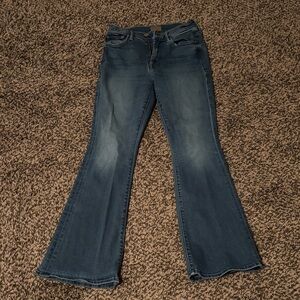 MOTHER Medium Wash Weekender Flare Jeans